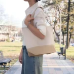 Bolsa de algodón y yute YONA - Imagen 2